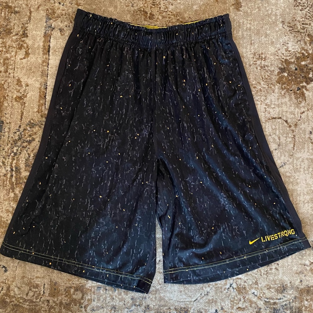 NIKE LIVESTRONG Drawstring Athletic Shorts
